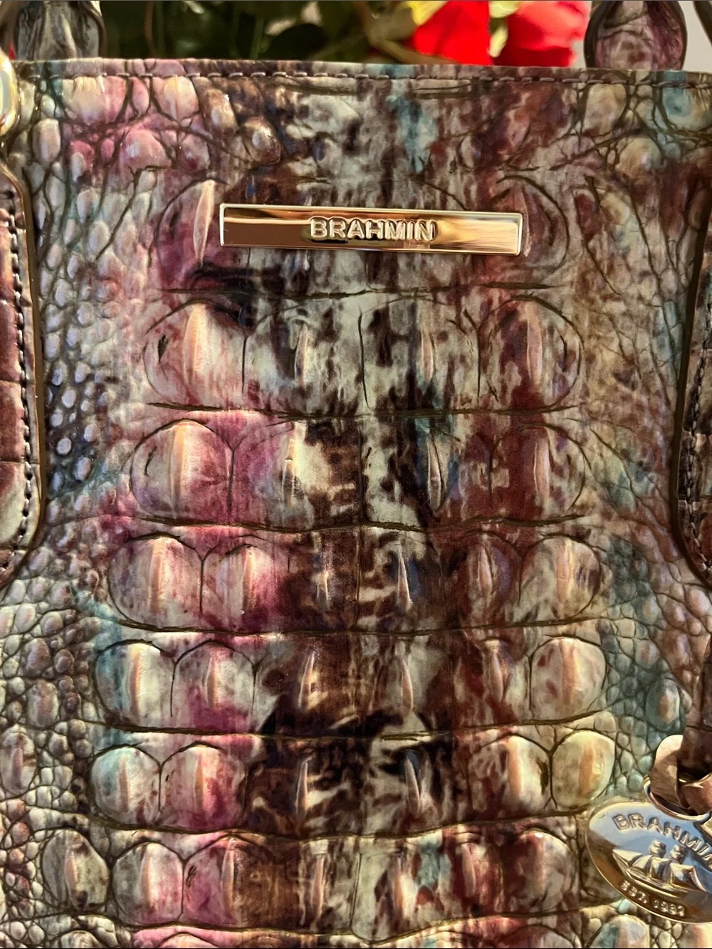 Like new Brahmin small Irene Amethyst Melbourne